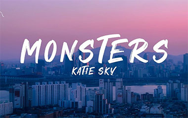 Monsters吉他谱_Katie Sky_G调原版弹唱谱_图片六线谱