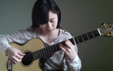 Snow Flower指弹吉他谱_奏帆_吉他独奏谱_吉他指弹演示