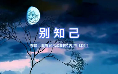 别知己指弹吉他谱_海来阿木_原版独奏谱_吉他指弹教学