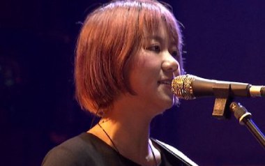 唱不了一首欢乐的歌吉他谱_谢春花_C调扫弦版_图片六线谱