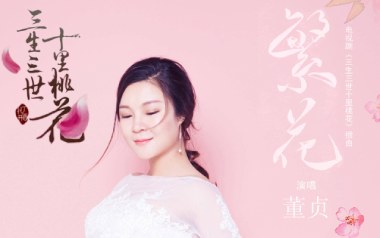 繁花吉他谱_董贞_C调指法简单版弹唱谱_图片六线谱