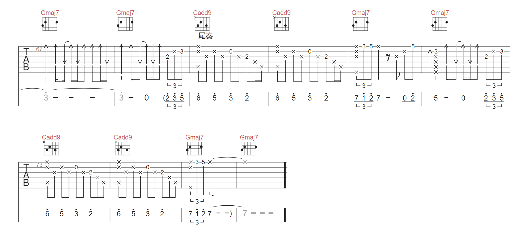 烂情吉他谱3-许钧