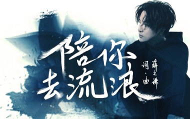 陪你去流浪吉他谱_薛之谦_C调指法弹唱谱_图片六线谱