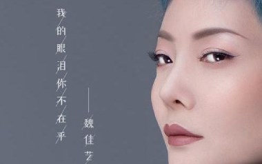 我的眼泪你不在乎吉他谱_魏佳艺_C调原版弹唱谱_图片六线谱
